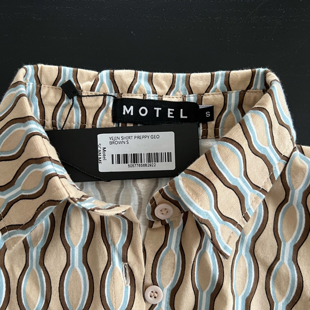 MOTEL ROCKS BUTTON UP RETRO TSHIRT - Picture 2 of 2
